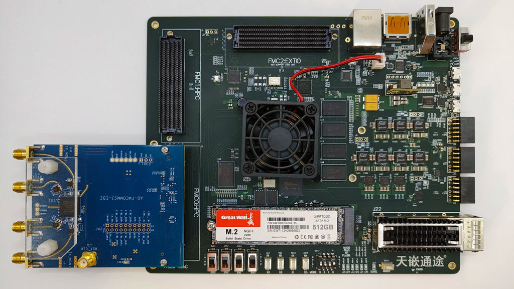 RF daughter board module AD-FMCOMMS3-EBZ AD9361 official software radio sdr
