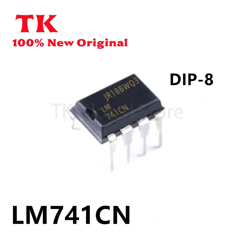 10-100Pcs LM741CN LM741 operational Amplifier Compensation type operational amplifier IC DIP-8 IC Chip In Stock 100% quality