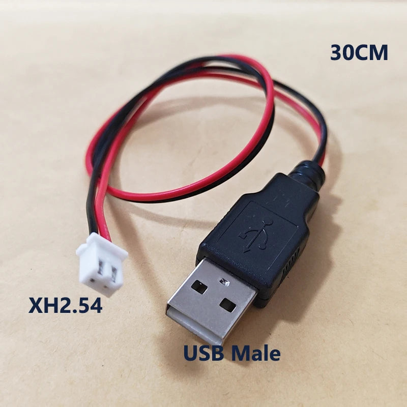 USB Adapter Cable Kit With PH2.0/XH2.54 Connectors For Power Signal Cables Of DIY Electronic Products 3D Printers RC Toys Etc
