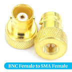 SMA Male Female to BNC Male Female Adapter SMA to BNC Connector for Wireless LAN Device, Coaxial Cable, Radio Antenna Adapt