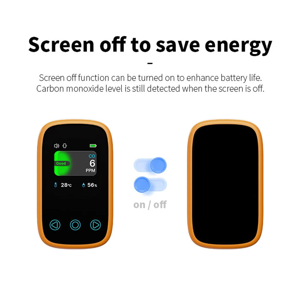 3 in 1 Air Quality Meter CO2 Temp Humidity Tester LCD Screen NDIR Sensor Carbon Dioxide Monoxide Detector with Voice Alarm