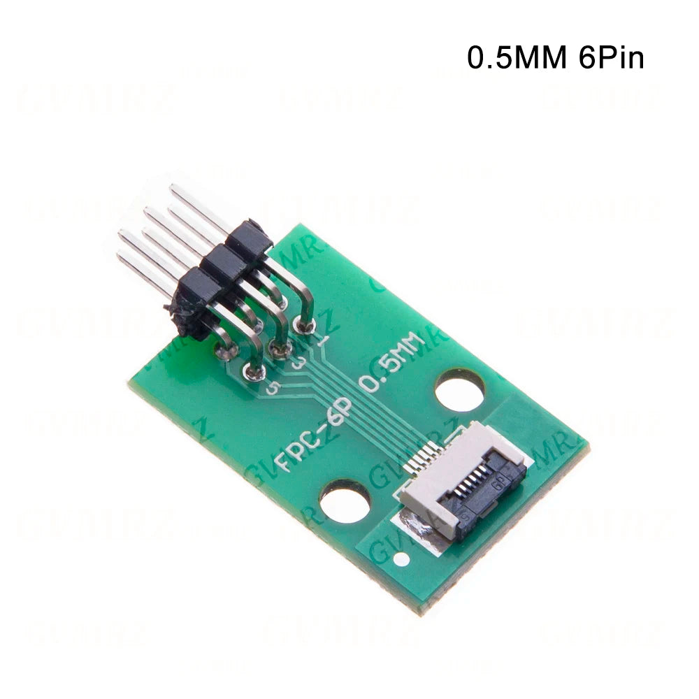 0.5mm 1.0mm pitch 20P 24P Connector SMT Adapter to 2.54mm hole FPC FFC Cable Welded board With Pin / Empty Board 6P 8P 10P 12P