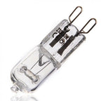 10pcs G9 25W 40W 60W Halogen Light Bulbs 2 Pin Base Warm White Small Bulb Lamps for Chandeliers / Cabinet Clear Frosted Lights
