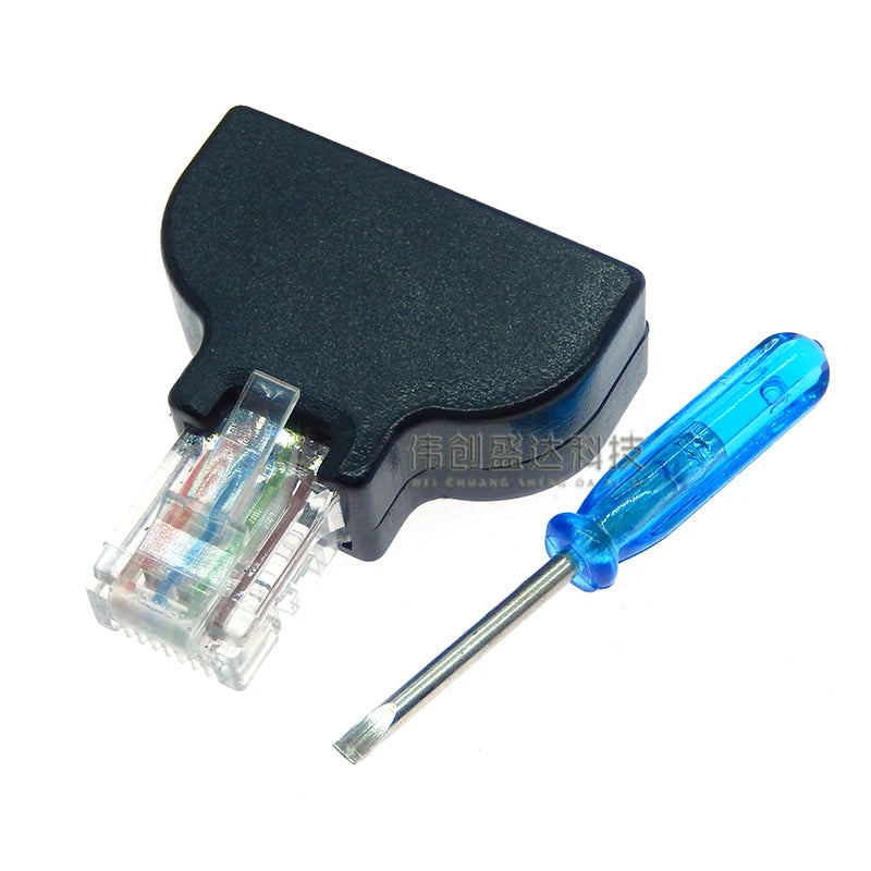 1pcs High Quality RJ45 To Screw Terminal Adaptor RJ45 Male/Female To 8 Pin Connector RJ45 Splitter For CCTV DVR CCTV Accessories