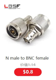 N male to BNC female N-type adapter N head female to Q9 head male KJ JK L16 adapter RF connector