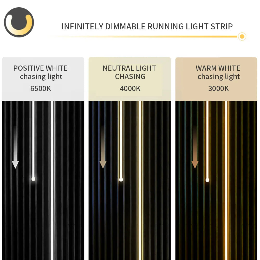COB SPI WS2811 IC CCT LED Strip Light Addressable 576LEDs 2700K to 6500K 10mm DC24V Flexible FOB High Density COB Tape RA90