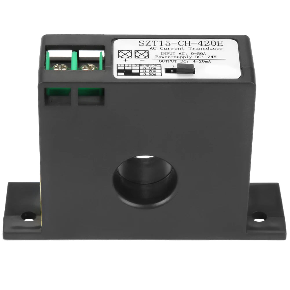 Current  SZT15-CH-420E Current Transducer Transmitter  Sensor AC Current Converter 0-50A