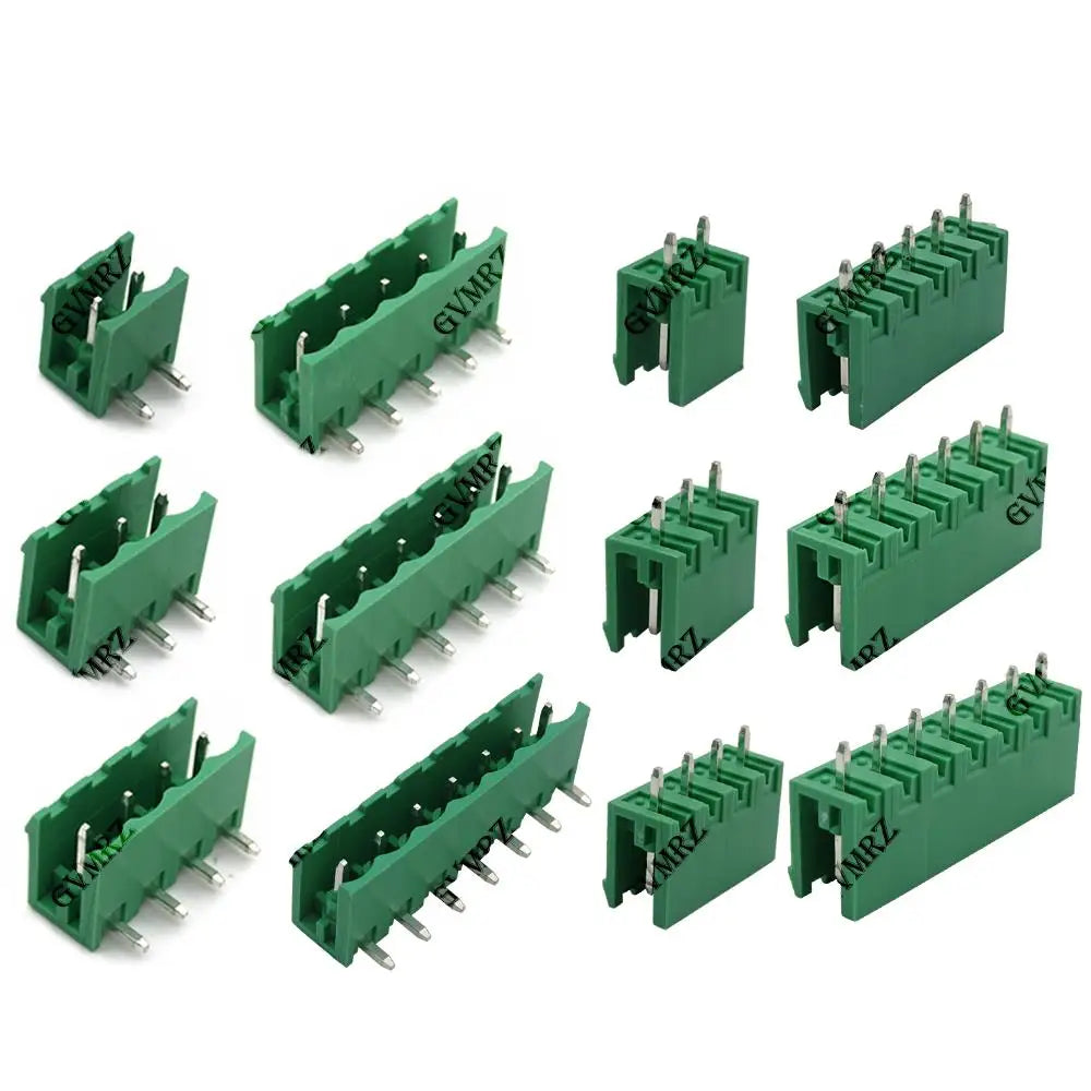 5PCS 3 4 5 6 7 8 9 PIN KF2EDG 5.08mm Opening PCB Plug-in Terminal Block 2 10 12 PIN Male Header Wire Connector 2EDG Plug-in