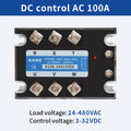 SYTH DC-AC 3-32V AC-AC 70-280V Three Phase SSR Solid State Relay 3P SSR Module 10A 25A 40A 60A 80A 100A 120A