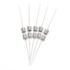 100PCS/lot 3.6x10mm 1A 1.5A 10A AMP Glass Fuse with Leads Axial Leaded Fuse Tube for PCB Circuit Board Electronics Protection
