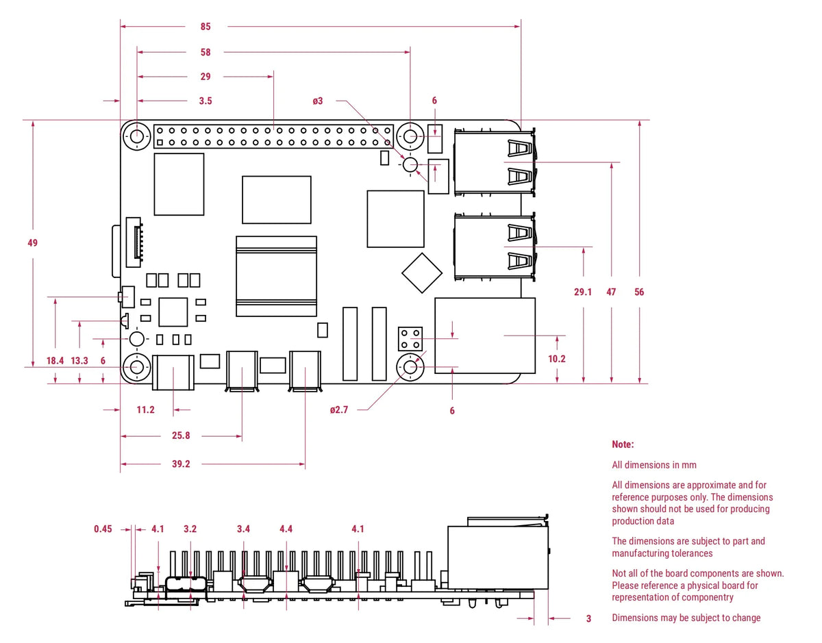 Official Original Raspberry Pi 5 Cortex-A76 Linux 2GB 4GB 8GB 16GB Arm Board Python Programlama PCIe Gigabit Ethernet USB3.0