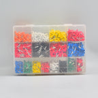 700-2120pcs European Style Tubular Terminals Ve Insulated Terminals Household Electrician Quick Wiring Cable Wire Connector Set