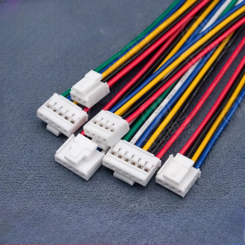 5pcs 10/15/20cm HY2.0mm Single/Double Same/Reverse Cable Connector Electronic Terminal Wire WT Buckle 26AWG 2/3/4/5/6/7/8/9/10P