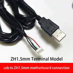 usb touch screen camera terminal cable xh2.54/ph2.0/mx1.25/sh1.0 motherboard usb connection cable