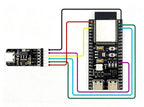 ESP32 Auto Burner Auto Downloader Module ESP8266 Burner USB to Serial Burner Module USB to TTL Module Type-C
