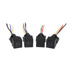 40A 12V-72V Automotive Relay 4/5Pin with Interlocking Socket Heat Resistant for Truck Van Moto Daily Use