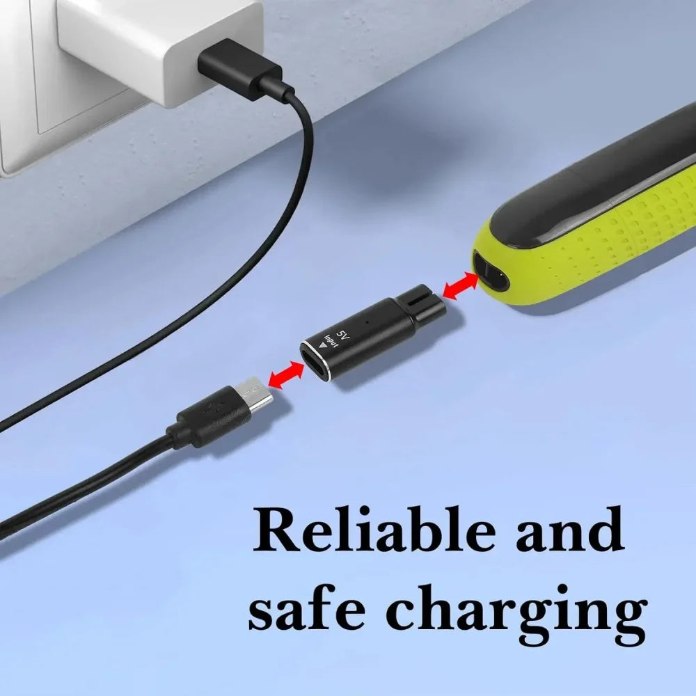 5V/15V USB Type-C Shaver Charger Adapter Portable Beard Trimmer Charger For Philips BT3238/15 BT3230 MG7910 MG5910 QP1424 X3001