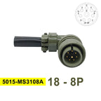 MS3102A MIL-C 5015 Military Specification Connector 18S-12 18S-8 18S-1 Plug&Socket MS3106A MS3108A MIL STD Circular Connectors