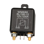12/24V 100/200A Universal Battery Switch Relay Start 4 Pin Dual Battery Isolator Relay Current Start Relay Normal Open Car Relay