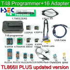 XGecu T48 Programmer [TL866-3G] TL866II Plus upvertionfor SPI/Nor/NAND FlashTSOP/SOP//EMMC BGA153/162/169/100/221 adapter socket