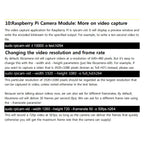 12MP IMX708 Camera Module Auto Focus Night Vision 75 120 Degree For Raspberry Pi 5 4 4B 3B+ ZERO 2 W CSI 22Pin 15Pin HD Webcam