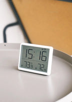 Multifunction Thermometer Hygrometer Automatic Electronic Temperature Humidity Magnetic Attraction Wall Monitor Clocks