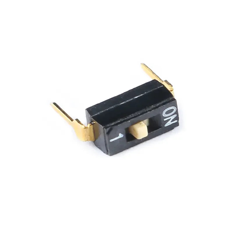 Slide Type SMT SMD Dip Switch Toggle 2.54mm 2Row 4Pin 2 Position/8 Pin 4 Position/16Pin 8 Position Black Switch Gold Plated Pin