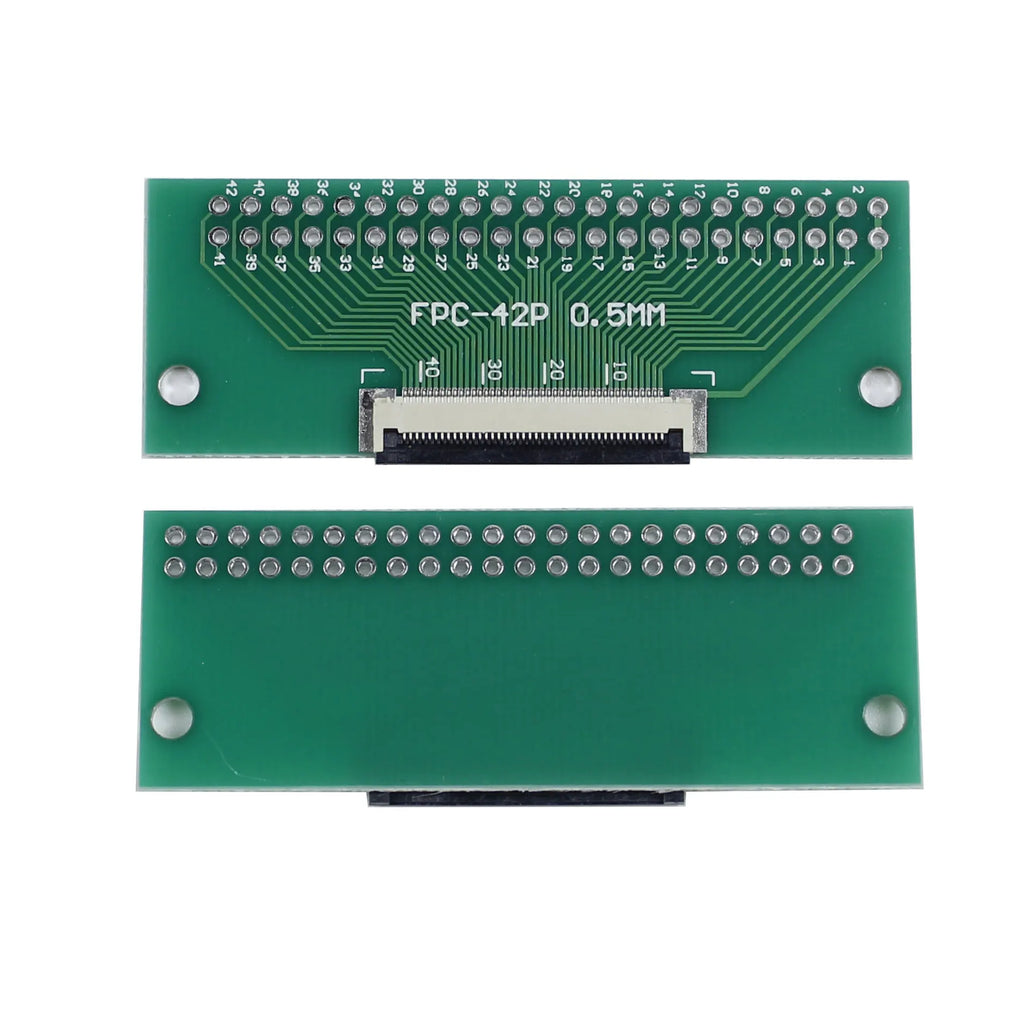 JCD 1Piece FPC/FFC Flat Cable Transfer Plate  0.5mm 1mm to 2.54mm Spacing Connector Flexible Flat Cable Adapter Board