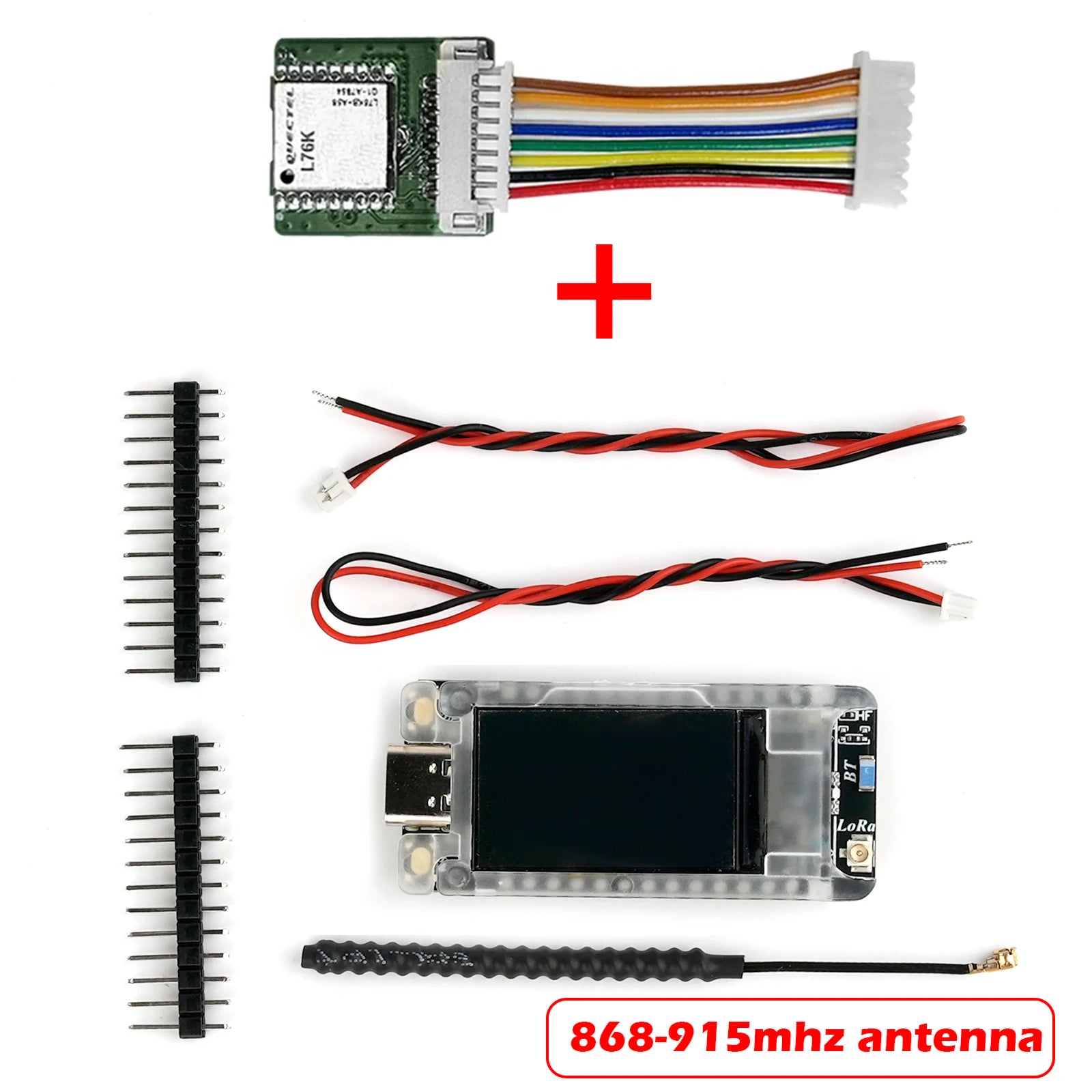 Heltec Mesh Node T114 Meshtastic Tracker Board nRF52840 SX1262 LoRaWAN LoRa Positioning Devboard Low Power + 868/915mhz antenna