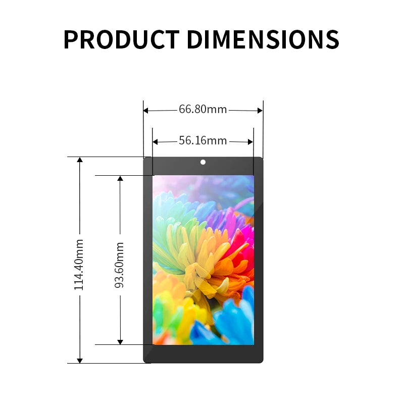 ESP32-P4 ESP32-C6 Development Board 4.3 Inch IPS Capacitive Touch Screen TFT LCD Display with Camera for IoT Smart Home DIY