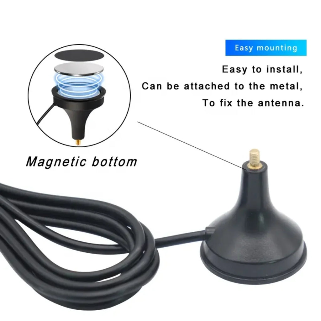 GSM 2.4G 4G Magnetic Antenna 700-2700MHz Gain 3.5dBi Wifi Antennae 3M  Cable SMA Male for Wifi Router Wireless Monitoring