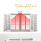 Professional Indoor DC12V Wired Curtain Motion Sensor - PIR Sensor for Home Security, Anti-tamper,  9m×1.2m  10° Detection