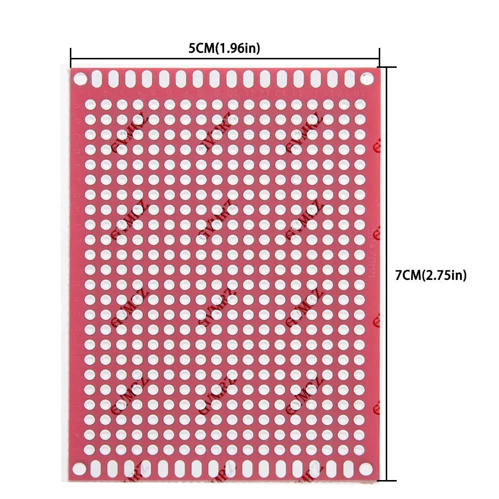 5x7cm/2x8cm/3x7cm/9x15cm/8x12cm Universal Through Hole Perfboard Double Sided PCB Prototype Board  Perfboard for DIY Electronics