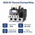 JR28 Series Thermal Overload Relay 25A 36A  Adjustable Current Motor Protection Electrical Overload Protector for AC Contactor