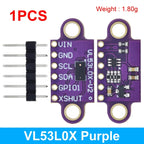 1/5PCS VL53L0X Time-of-Flight (ToF) Laser Ranging Sensor Breakout 940nm GY-VL53L0XV2 Laser Distance Module I2C IIC 3.3V/5V