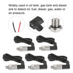 Pressure Sensor 4‑20mA Output G1/4" Silicon Pressure Transmitter Transducer for Water Gas Oil Pressure Transducer