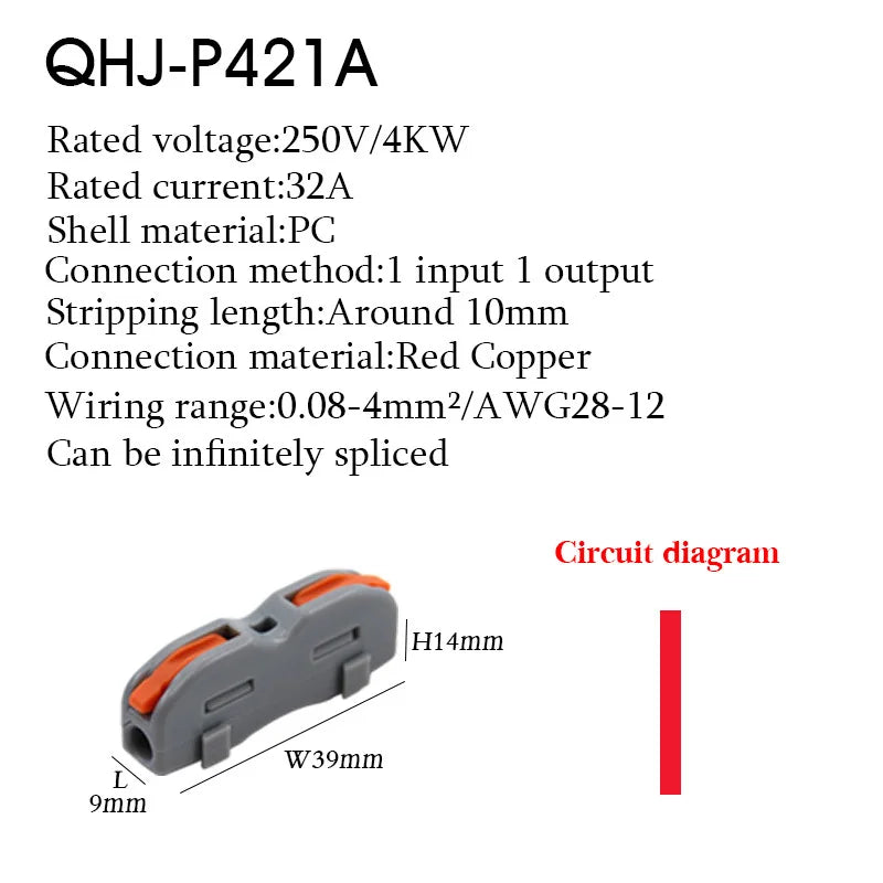 Wire Connector 222 3 4 5 Pin Splicing Terminal Blocks Led Strip Lighting Electric Quick Connectors Mini Conductor Rail Conector