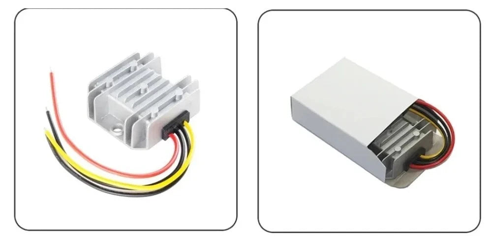 72V 60V 48V 36V 24V to 12V 5A 10A 15A 20A Buck DC-DC Power Converter 60V-12V Step-down Voltage Regulator Car Truck Boat Supply