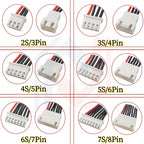 JST XH 2.54mm Pitch 2s/3s/4s/5s/6s/7s/8s 22AWG Silicone Wire Lipo Balance Wires Extension Cable Connector XH2.54 Male to Female