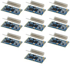 HC-12 SI4438 Long-Range 433MHz Wireless Microcontroller Serial Bluetooth Module with Antenna 1000M Communication Distance