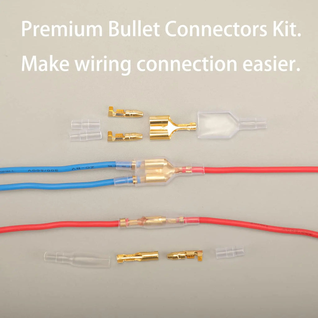 Male Female Wire Box Insulated Cable Macho Connector 2.8/6.3mm Electrical Crimp Terminals Termin Spade Connectors Assorted Kit