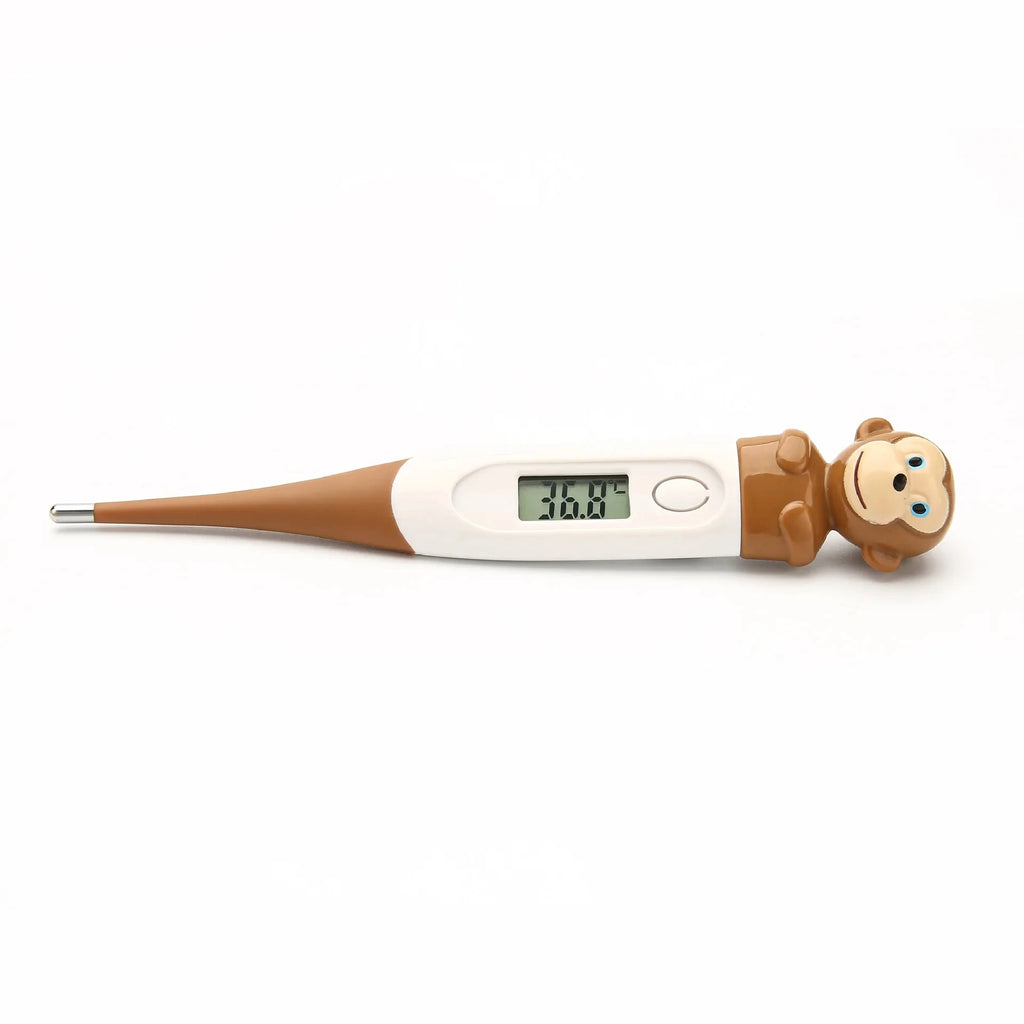 Hot Selling Cute Animal Digital Thermometer Waterproof Flexible Tip Fast Accurate Reading Baby Oral Armpit Temperature Checker