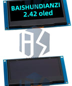 ‌2.42 Inch SSD1309 OLED Display Module 128x64 HD Screen - SPI/I2C Dual Interface 7-Pin Compatible with for Arduino UNO R3