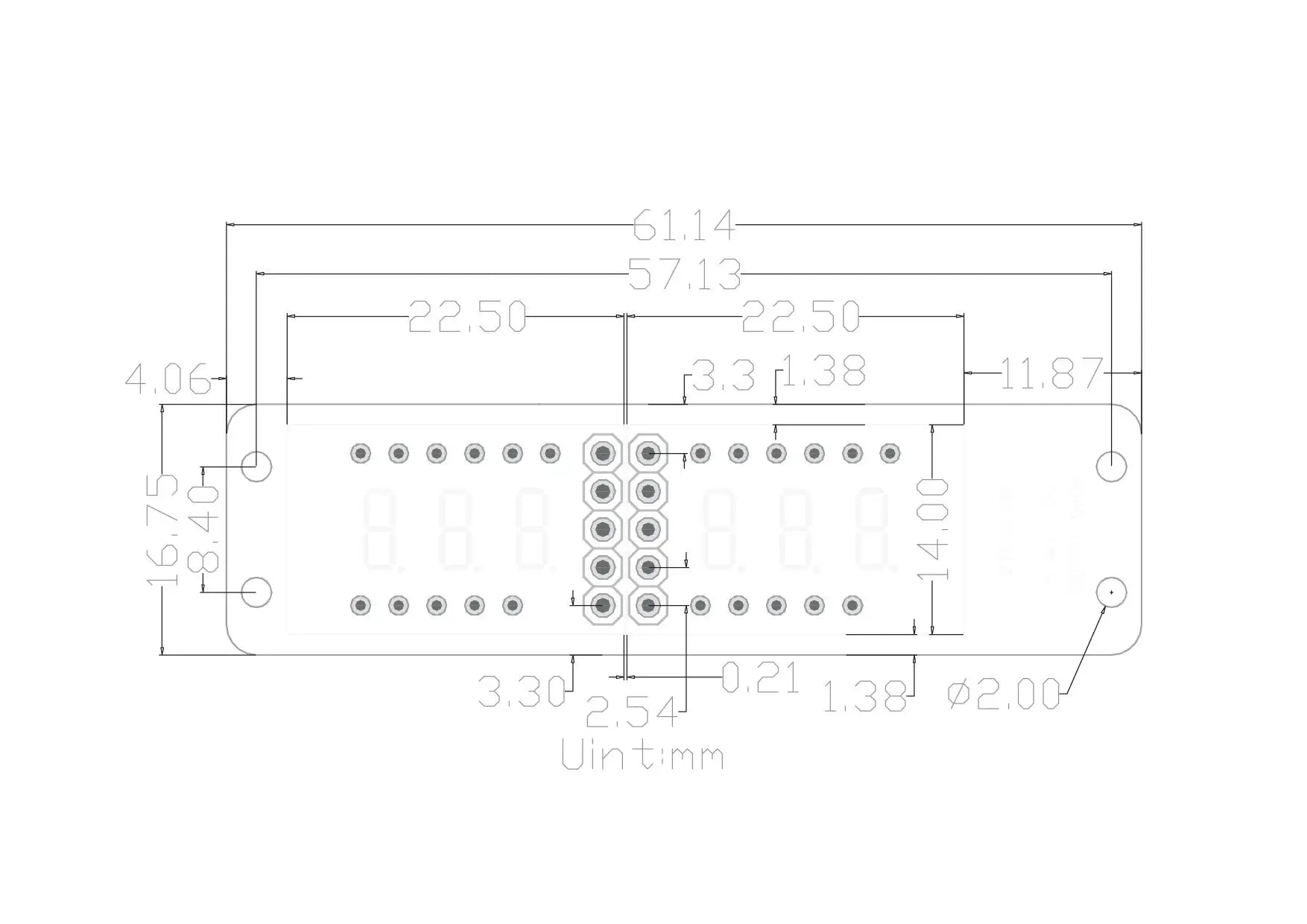 MAX7219 0.36 Inch 6 Bits Digital LED Display 7 Segment Module 6 Color Available for Arduino STM32 STC AVR ESP32 Unwelded