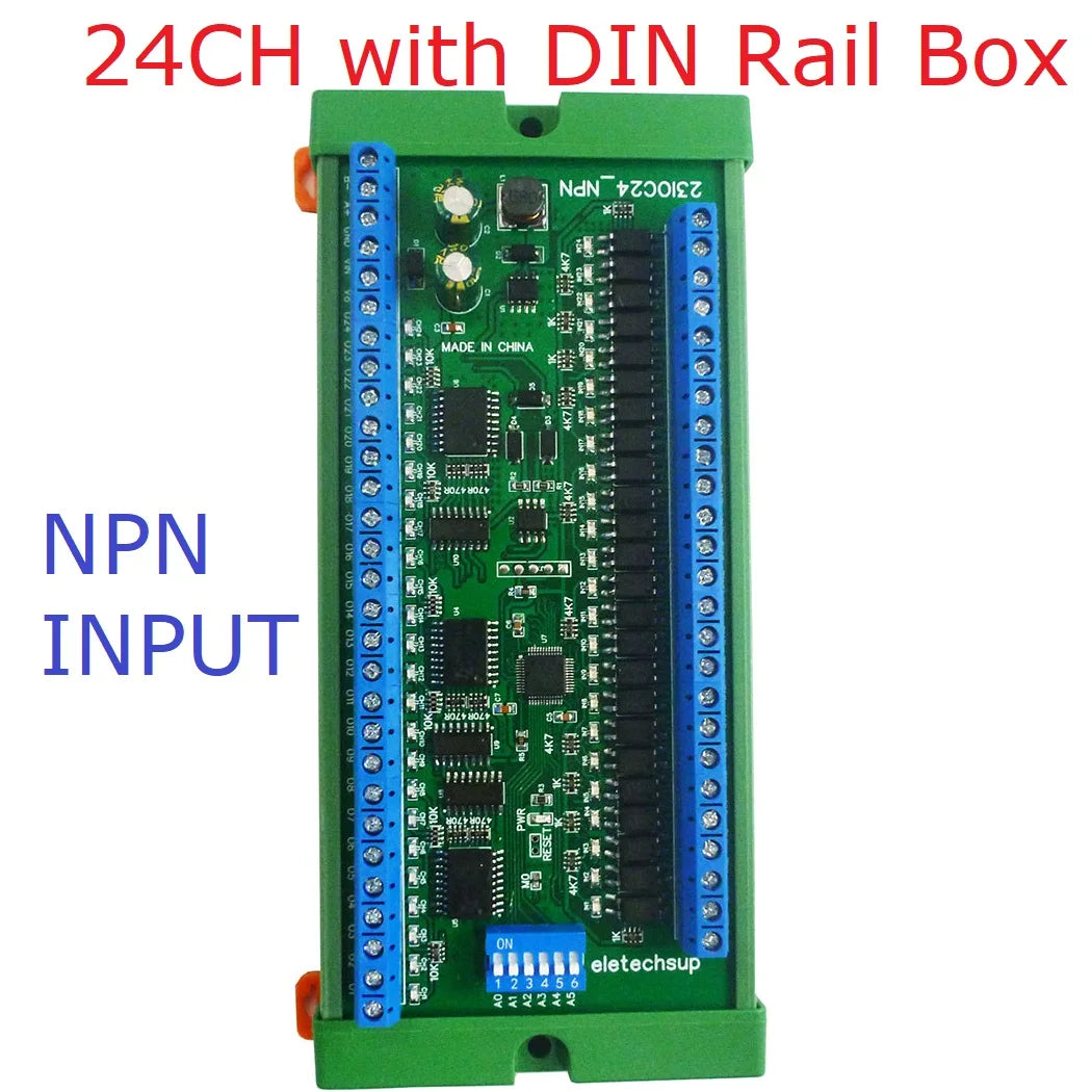 8 16 24 32 48CH Multifunction RS485 Remote IO Module PLC DI-DO Expansion Board DIN Rail Box Standard MODBUS RTU Protocol