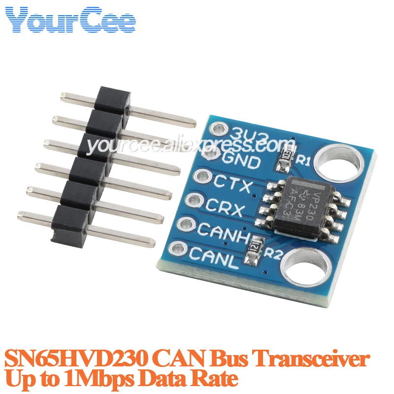 10pcs/1pc SN65HVD230 High Speed CAN Bus Transceiver Module MCP2551 CAN Communication Protocol Bus Interface