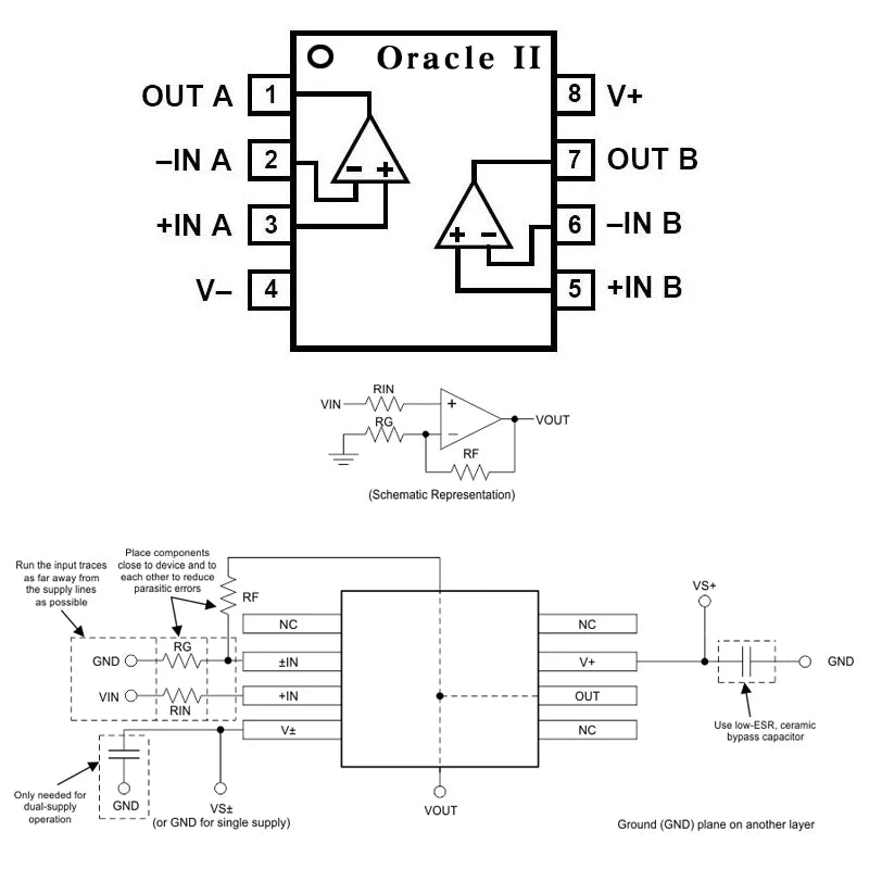 1x Oracle II 01 02 Single OpAmp Dual OpAmp Hybrid Audio Operational Amplifier Upgrade OPA2604 NE5532 FOR DAC Headphone Amplifier