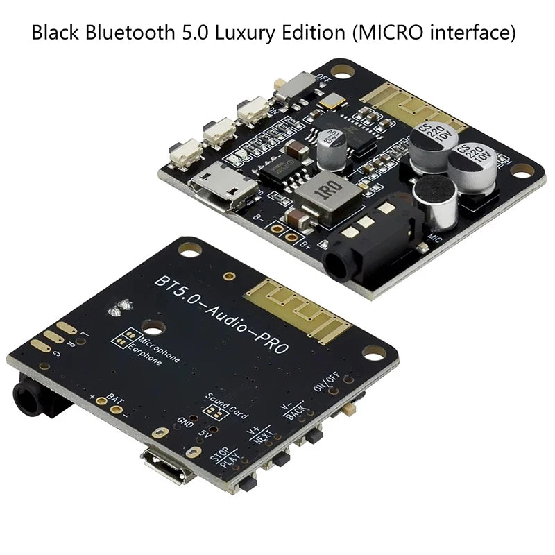 5.0 Bluetooth Audio Receiver Board Bluetooth MP3 Lossless Decoder Board Wireless Stereo Music Module Bluetooth Decoding Board.