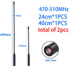 Support Custom 2PCS 433MHz Soft Antenna 400-450MHz 470-510MHz Whip Antenna Omni High Gain LORA Gateway Remote Control Antenna