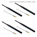 LoRa Antenna 868MHz 915MHz 5DBi SMA Male with Extenstion Cable Omni-directional LoRa32 Board Antenna for LoraWAN Meshtastic